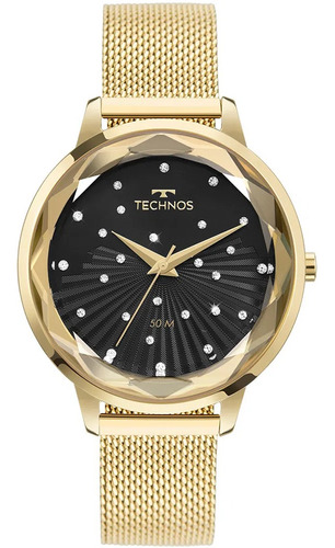 Relógio Feminino Technos Crystal Dourado 2039di/1p