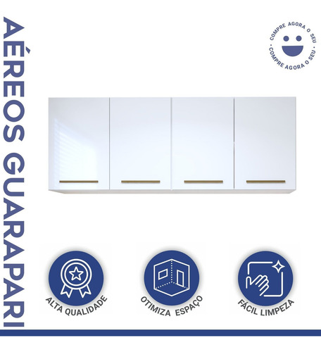 Lavanderia Modulada 2 Armários Aéreo Guarapari