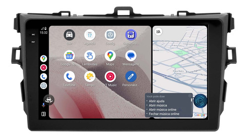Multimidia Corolla 09/13 Proton G3 Android 8gb 128gb 9p 4g