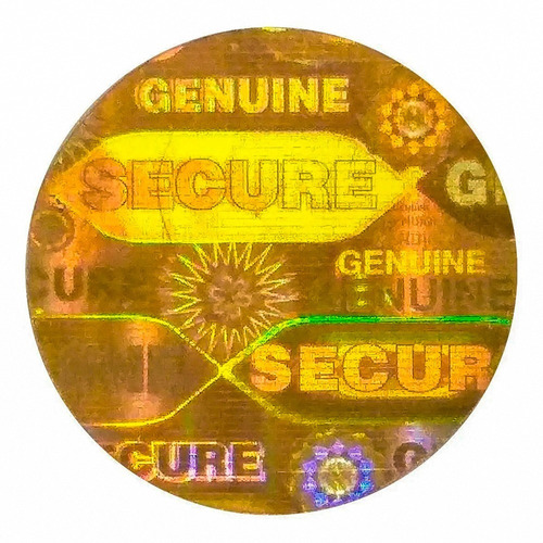 Hologramas De Seguridad 1 Cm - Sellos De Seguridad