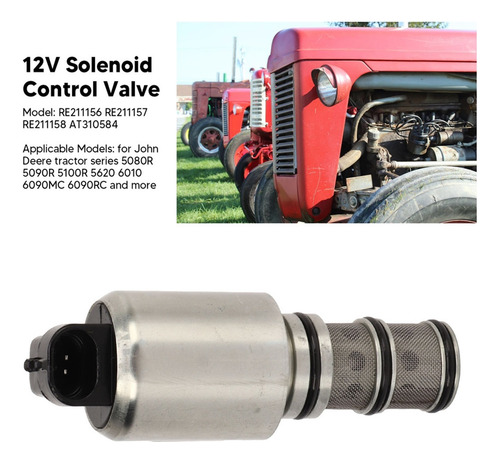 A Control De Válvula Solenoide De Tractor Re211156 Re211157