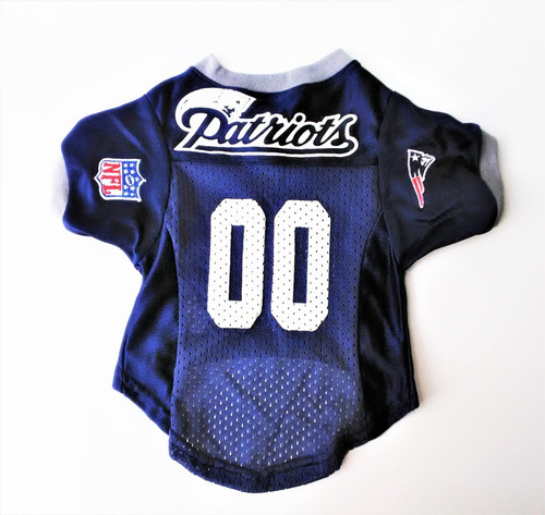 Jersey Patriots Nfl Para Perro T4 Fútbol Americano N.england