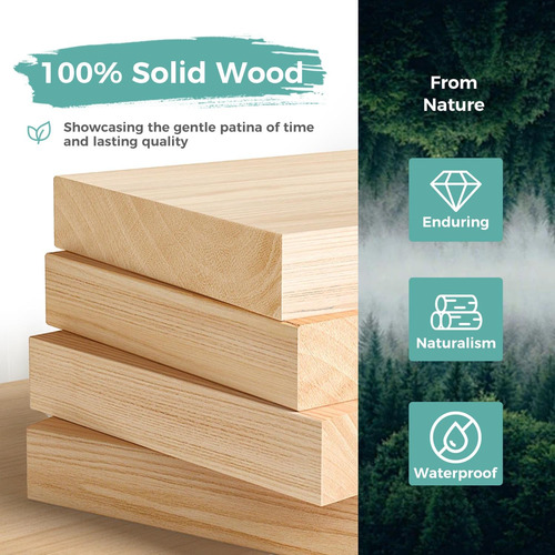 Mordeer Juego De 4 Sillas De Mesa De Cocina De Madera Maciza Diseño De La Tela Color De La Estructura De La Silla Color Del Asiento