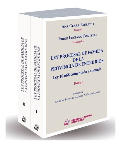 Colección Ley De Familia Entre Ríos - Ley 10.668, Pauletti