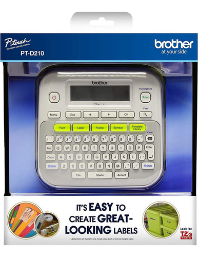 Brother P-touch, Ptd210, Easy-to-use Label Maker, One-touch