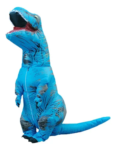 comprar Disfraz Inflable De Dinosaurio T-rex Para Cosplay, Color Mar
