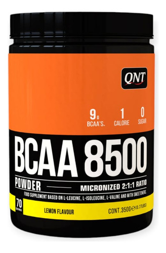 Suplemento En Polvo Qnt Suplemento Alimenticios Bcaa Sabor Lemon X 350g
