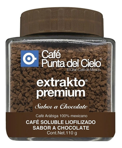 Café Soluble Extrakto Premium Chocolate Punta De Cielo 110g