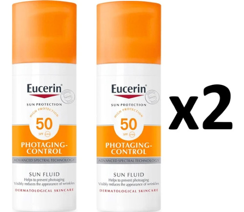 Eucerin Protector Photoaging Control Anti Edad Spf 50 2 Pcs