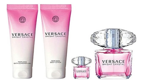 Set Versace Bright Crystal Eau De Toilette 90ml 