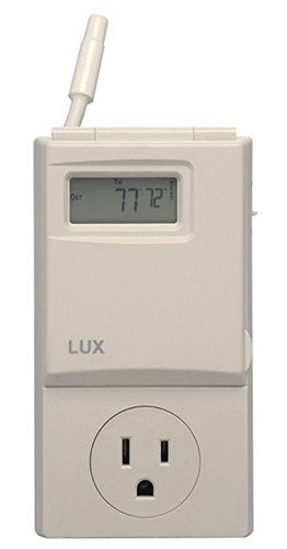Lux Win100 Calefacción Y Enfriamiento Programable Outlet Ter