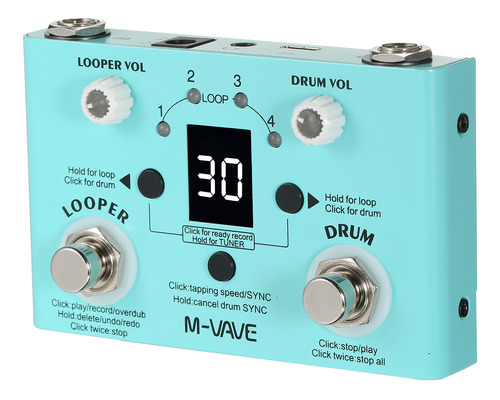 Pedal Effect Maker 30 Lost & Drums Con Precisión Ajustable