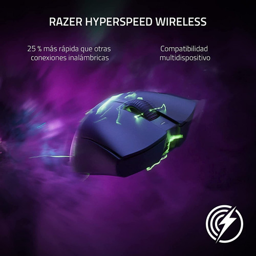 Imagen 4 de 6 de Razer Deathadder V3 Pro Blanco Mouse Gamer Inalámbrico 30k