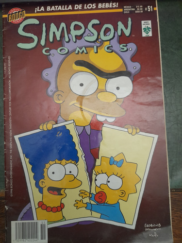 Simpson Comics-la Batalla De Los Bebes-bongo (Usado)
