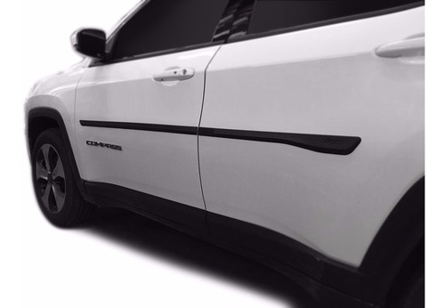 Imagem 2 de 5 de Kit Friso Lateral Jeep Compass Limited 17 18 20 21 Original
