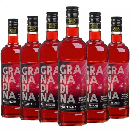 Granadina Dellepiane 750ml X6 Unidades