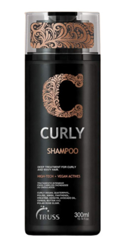 Shampoo Curly 300ml Truss- Cabelos Cacheados/ondulados