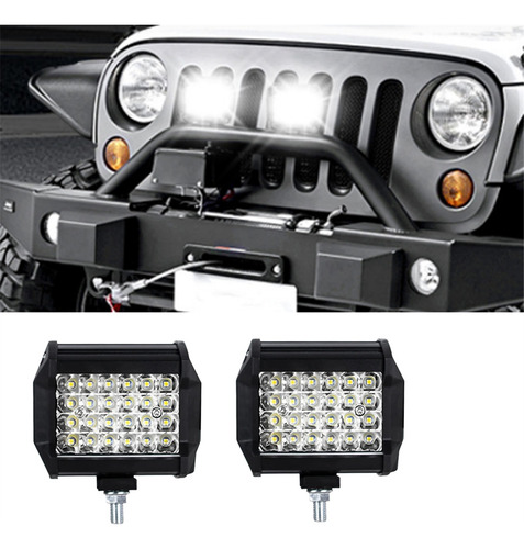 Faro Delantero De Coche, 12 V, 24 V, 72 W, 2 Unidades, Para
