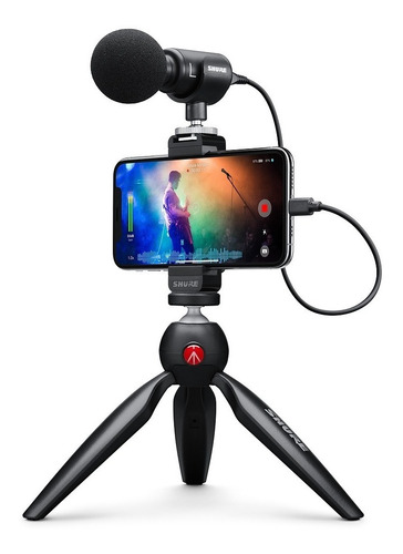 Shure Mv88+ Video Kit Microfono Stereo Ios & Android Mv88