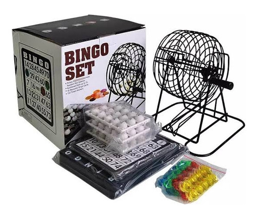 Bingo Set Metalico