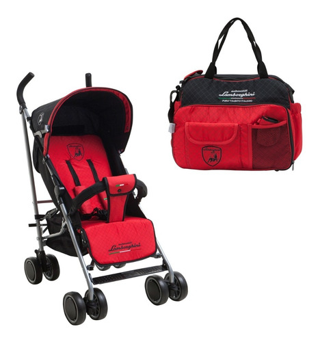 Cochecito Bebé Paragüitas + Bolso Maternal Lamborghini Promo