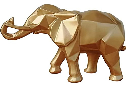 Estatua Elefante Abstracta Figura Animal Para Hogar Sala