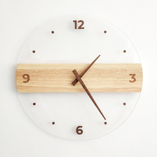 Reloj De Pared Silencioso, Redondo, Decorativo, Moderno, Pan