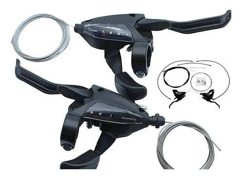 Palancas Shimano Integradas Freno/cambio 7v Bicicleta Mtb