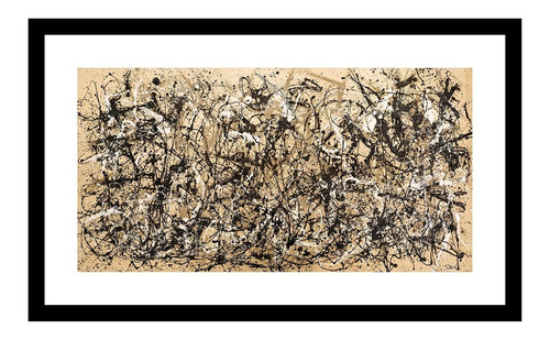 Cuadro Ritmo De Otoño Jackson Pollock  75x46 Cm Mycarte 