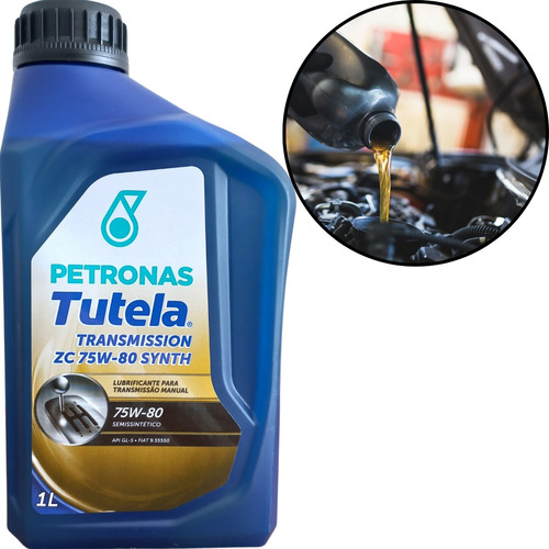 1 Litro Óleo Câmbio Semi-sintético Sae75w80 Petronas Tutela