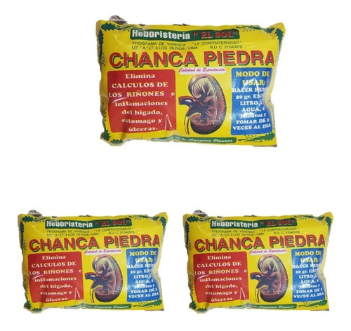 Chanca Piedra Hojas Infusion 50 G (3x6000)