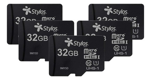 Kit 5 Micro Sd 32gb Stylos Stms323b Sin Adaptador Uhs1 