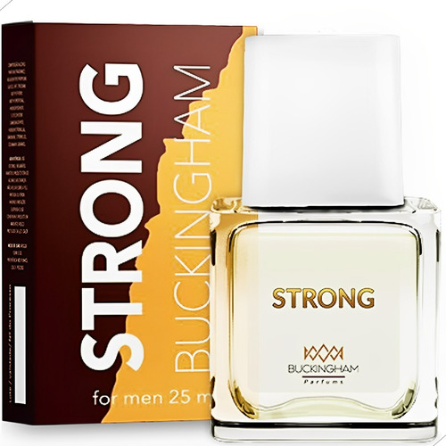 Perfume Importado Strong For Men Buckingham 25ml Ricardo Bortoletto 48hrs De Fixação Original