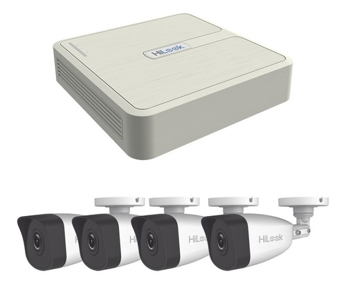 Kit Ip 4 Megapixel / Nvr De 4 Canales / 4 Cámaras Ip Bala