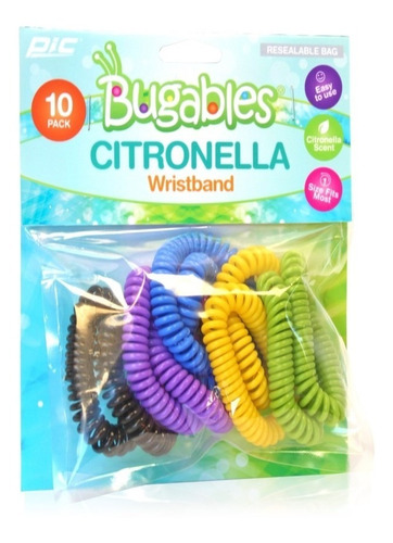 Bugables Pulseras Citronella Pic