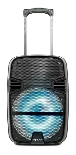 Bocina Bafle 12 Pulgadas Bluetooth Karaoke Micrófono Tedge Color Negro