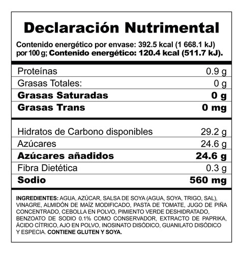 Salsa de Soya Kikkoman Agridulce 326g