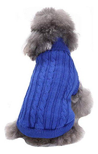 Sweater Perro Pequeño Tejido Gato Cálido Invierno (mediano,