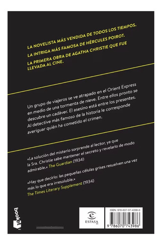 Asesinato En El Orient Express, Booket Original)