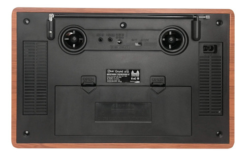 Parlante Mlab 8733 Retro Grund Bluetooth Usb Fm Color Café