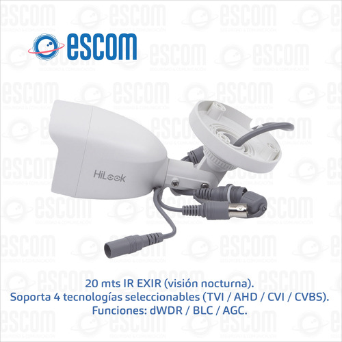 Camara Bullet Turbo 1080p / Gran Angular 103º Thc-b120-pc