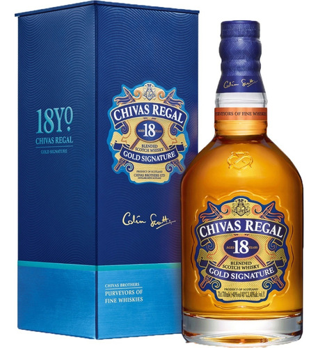 Whisky Chivas Regal 18 Años 750ml Gold Signature Original