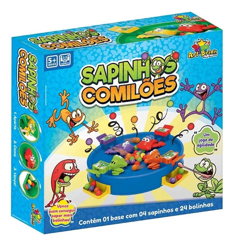 Jogo Papa Bolinhas Sapinho Comilão Oferta