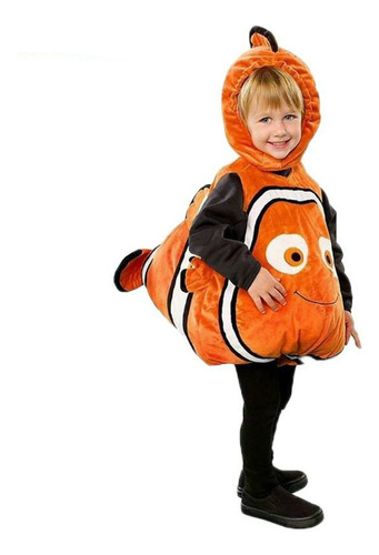 Disfraz De Pez Payaso Nemo De Halloween Para Niños
