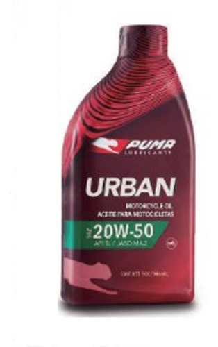 Aceite Lubricante Puma Urban 20w50 4t X 1 Litro