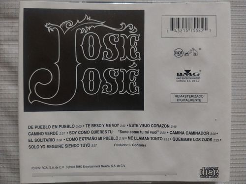 José José Cd De Pueblo En Pueblo Y (Usado)
