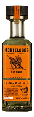 Mezcal Montelobos Joven Espadin Ancestral 750 Ml