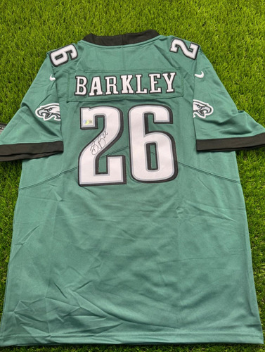 Camiseta Autografiada Por Saquon Barkley Con Coa Beckett