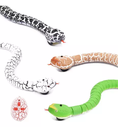 Rely2016 realista control remoto RC serpiente juguete de movimiento rápido  simulación falsa serpiente de cascabel juguete robótico alimentado por