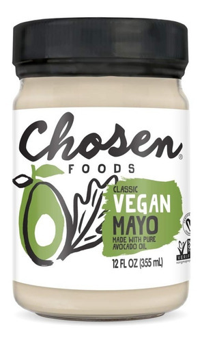 Chosen Foods Mayonesa Vegana Clásica 355 Ml